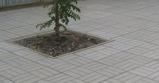 Качественная тротуарная плитка серого цвета в Каменске-Шахтинском в октябре