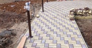 Укладка тротуарной плитки под ключ в Каменске-Шахтинском в октябре